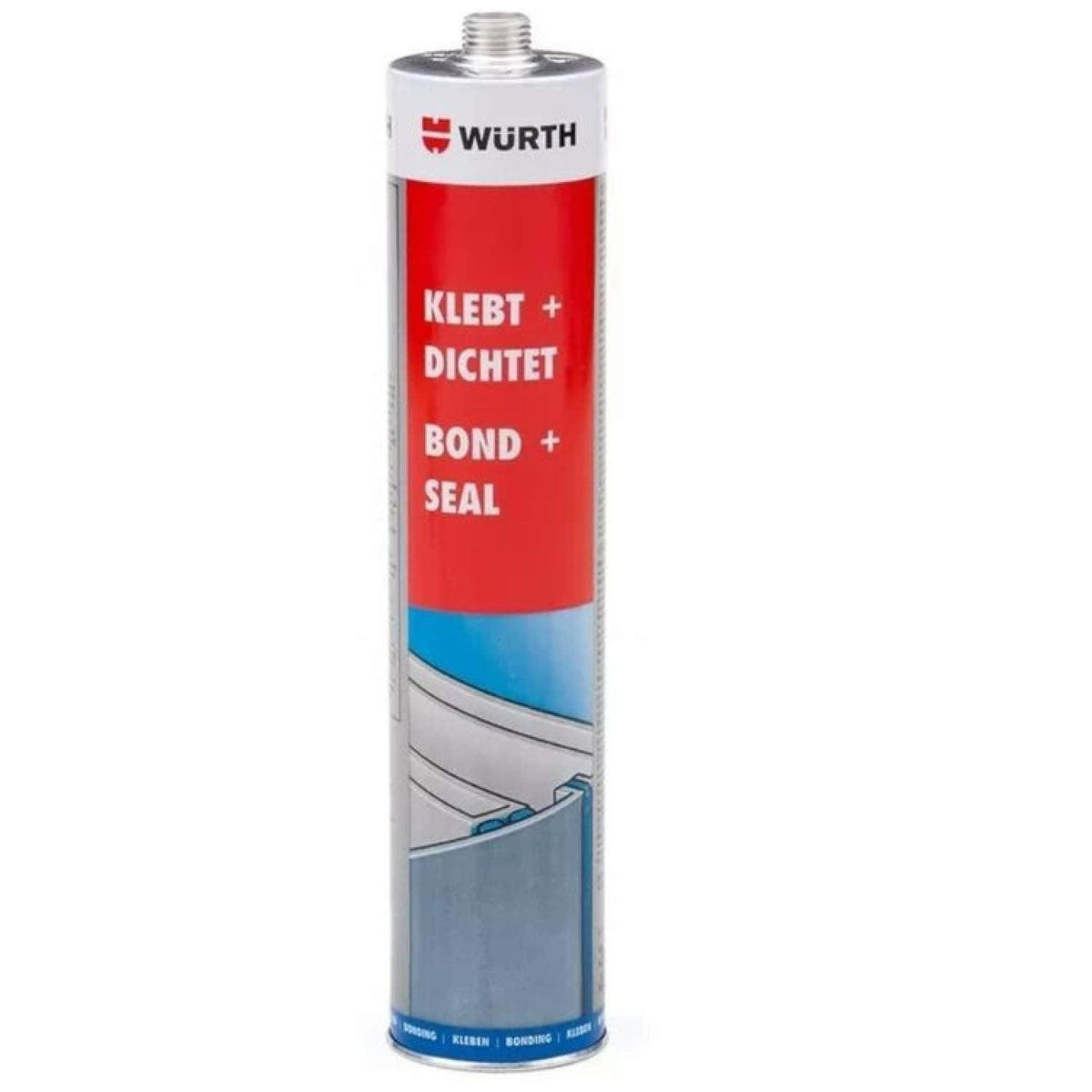Konstruktionsklebstoff Klebt + Dichtet.