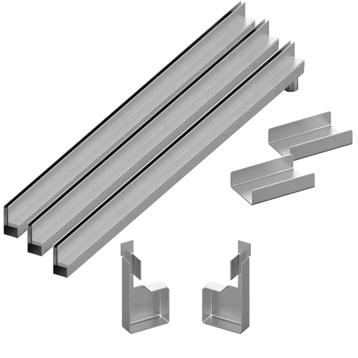 EROslot Schlitzrinne - 3m Komplett Set