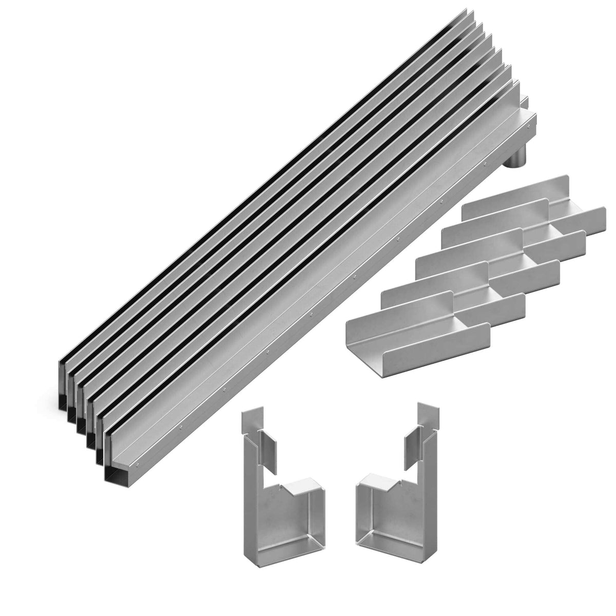 EROslot Schlitzrinne - 6m Komplett Set.