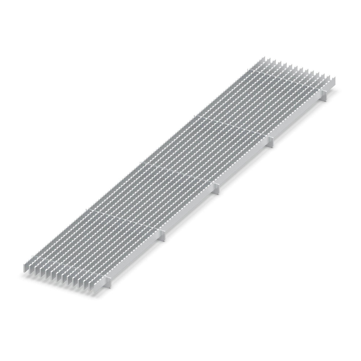 EROline R - rutschhemmendes Aluminium Kammrost.