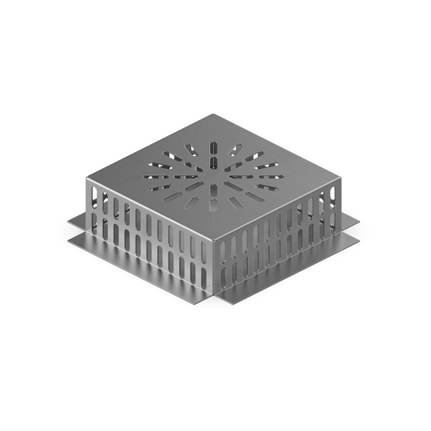 Kieskorb Edelstahl 200x200x70