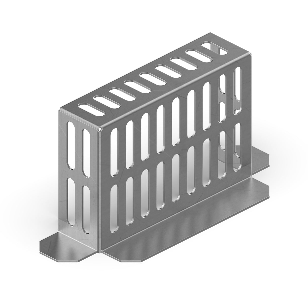 Kieskorb Edelstahl 150x40x100